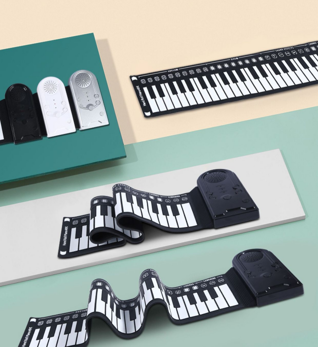 Faltbares E-Keyboard mit 49 Tasten & Lautsprecher – Bild 9 | LuxeStyle
