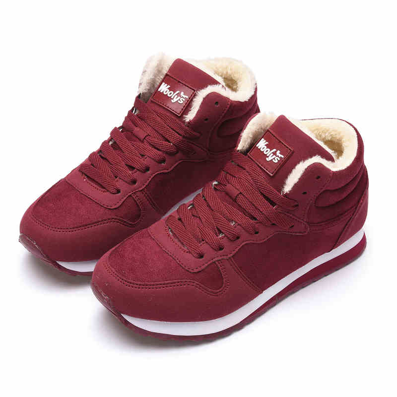 Samt-Winterschuhe zum Schnüren – Bild 2 | LuxeStyle