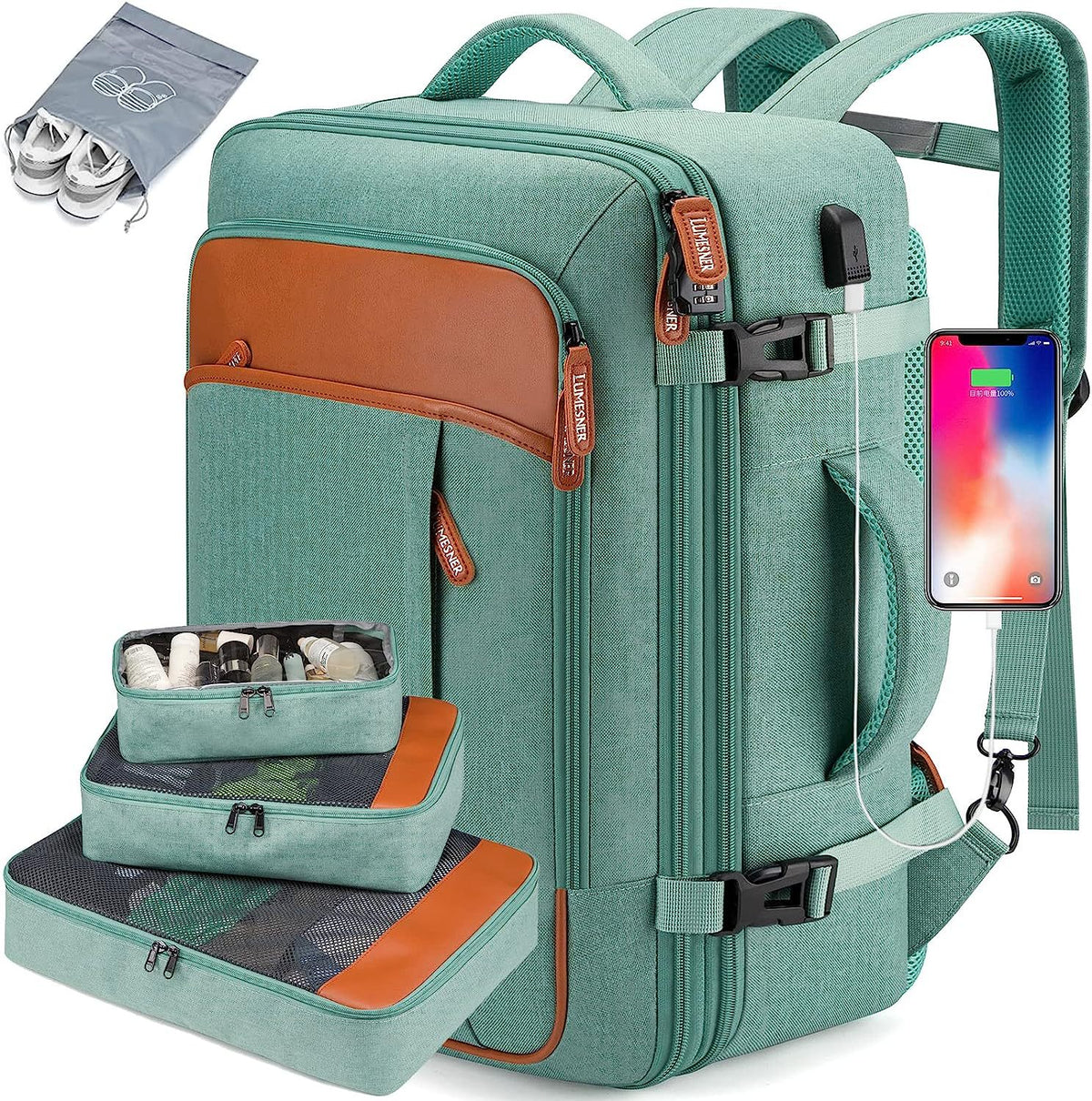 Reise-Rucksack Grosses Volumen – Bild 14 | LuxeStyle