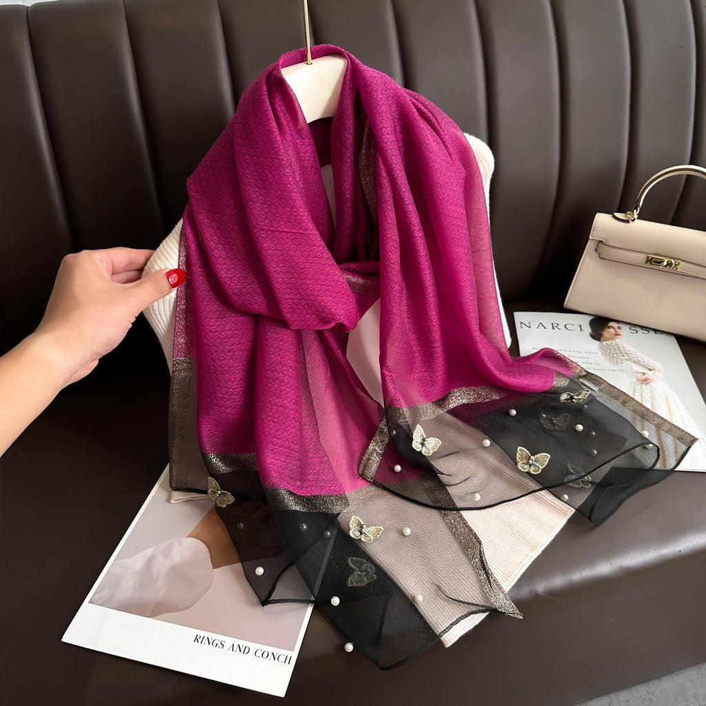 Bunter Schmetterlingssilk-Schleier – Bild 20 | LuxeStyle