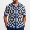 Geometrisches Jacquard-Polohemd – Bild 7 | LuxeStyle