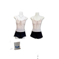 Himbeerrotes Polka-Dot Camisole
