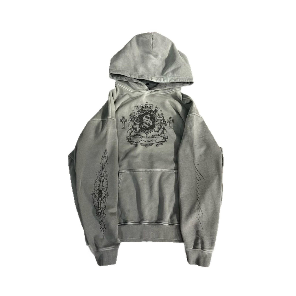Retro Hoodie mit Cartoon-Print
