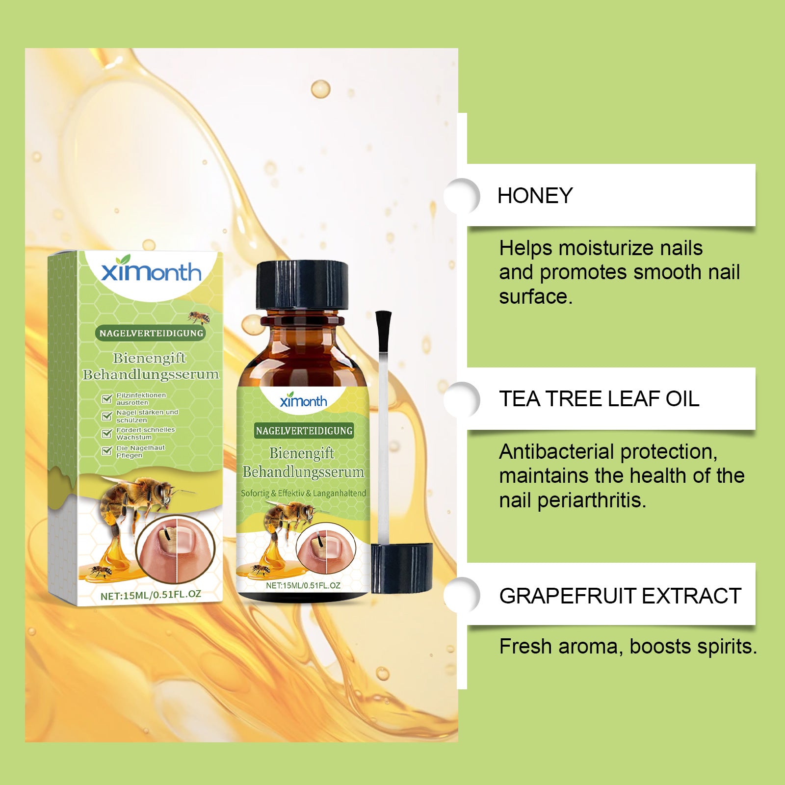 Ximonth Nagelpflege Essenz mit Bienengift – Ansicht 5