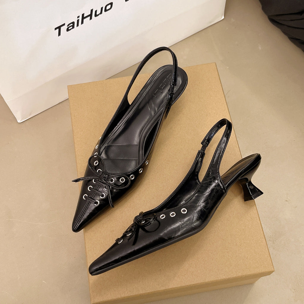 Chic Stiletto-Sandalen mit spitzer Zehe – Bild 6 | LuxeStyle
