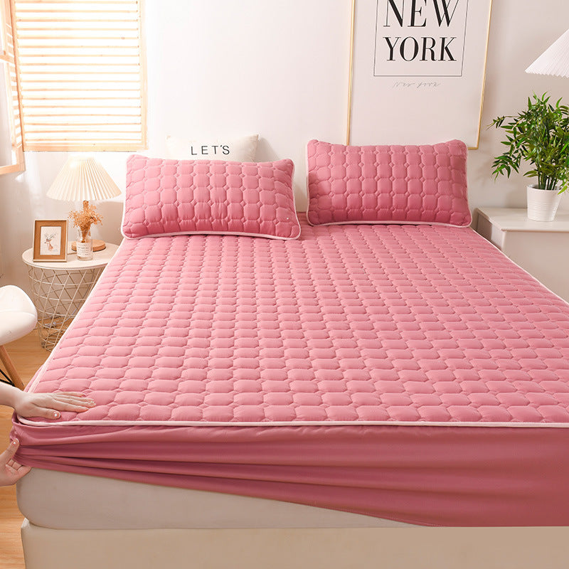 Gestepptes Bettlaken-Set mit Kissenbezug – Bild 3 | LuxeStyle