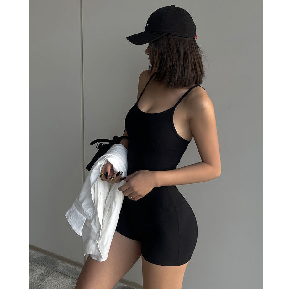 Sommerlicher Jumpsuit mit Taillentasche