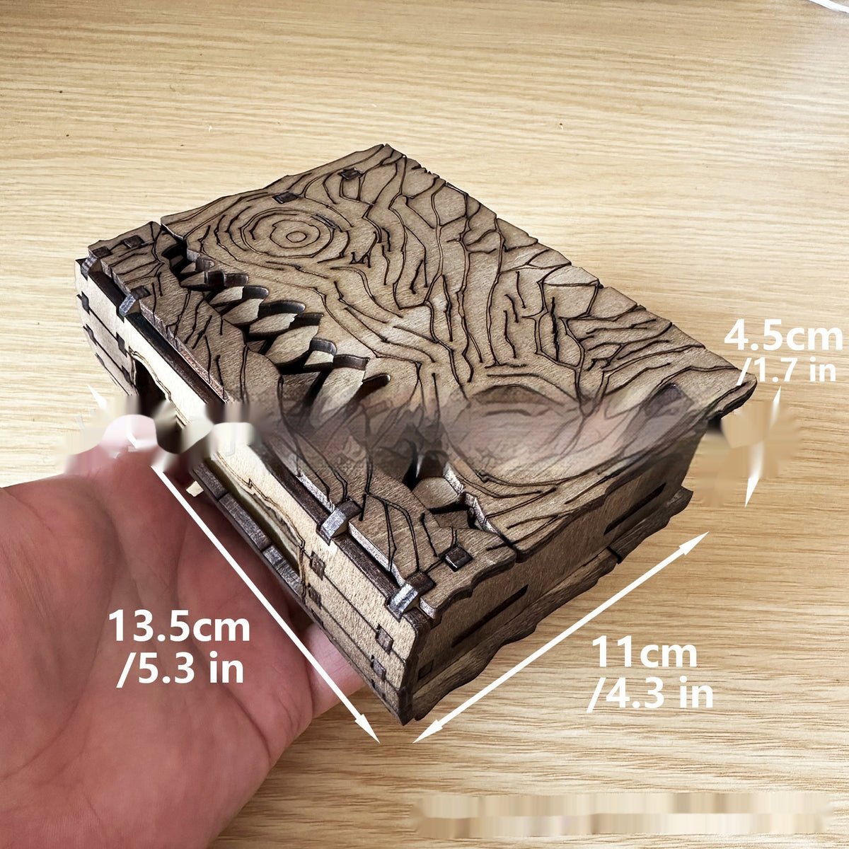Holzbox für Würfel und kleine Spiele | LuxeStyle