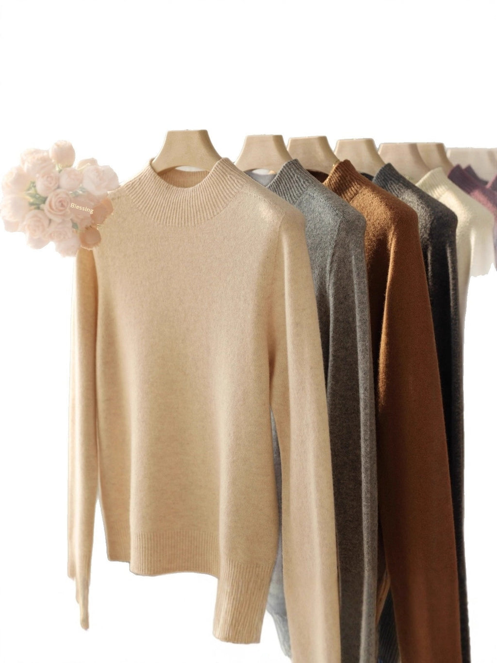 Vielseitiger Seamless Wollpullover aus Merinowolle