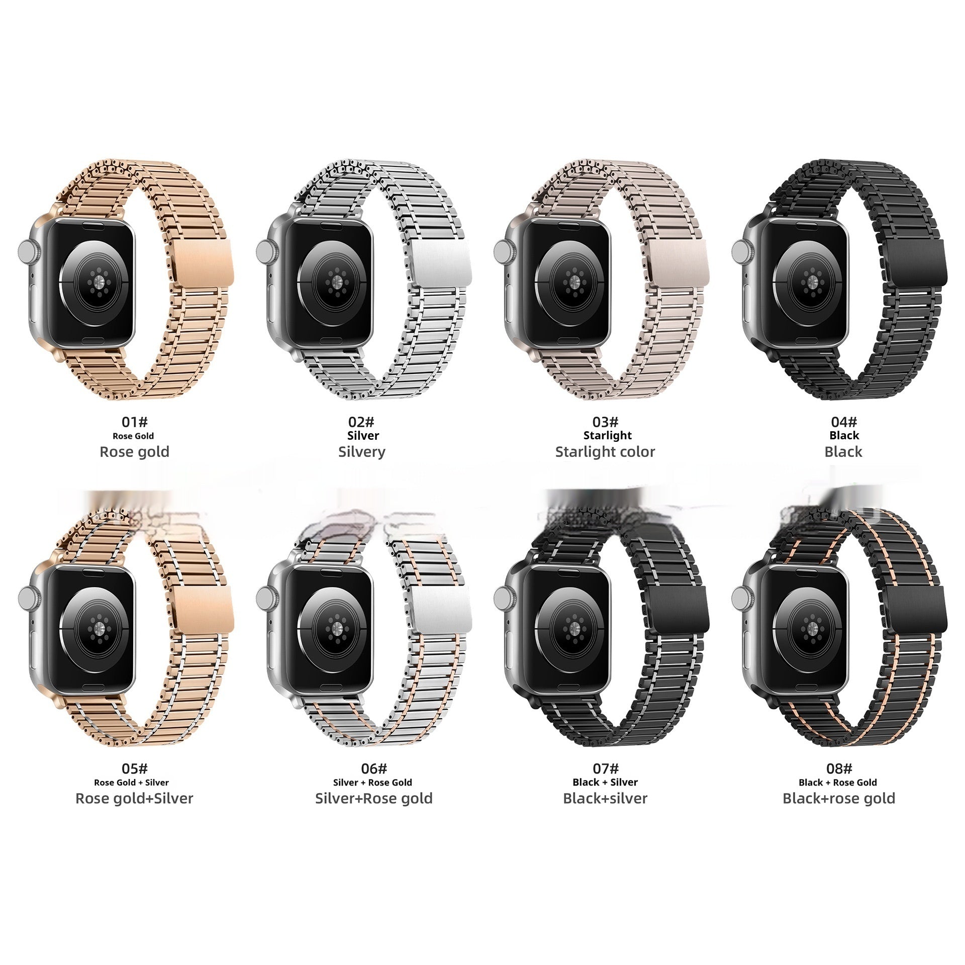 Magnetisches Milanaise-Armband für Smartwatches – Ansicht 2