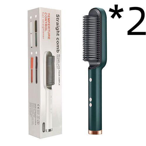 2-in-1 Haarglätter & Lockenstab mit Ionen