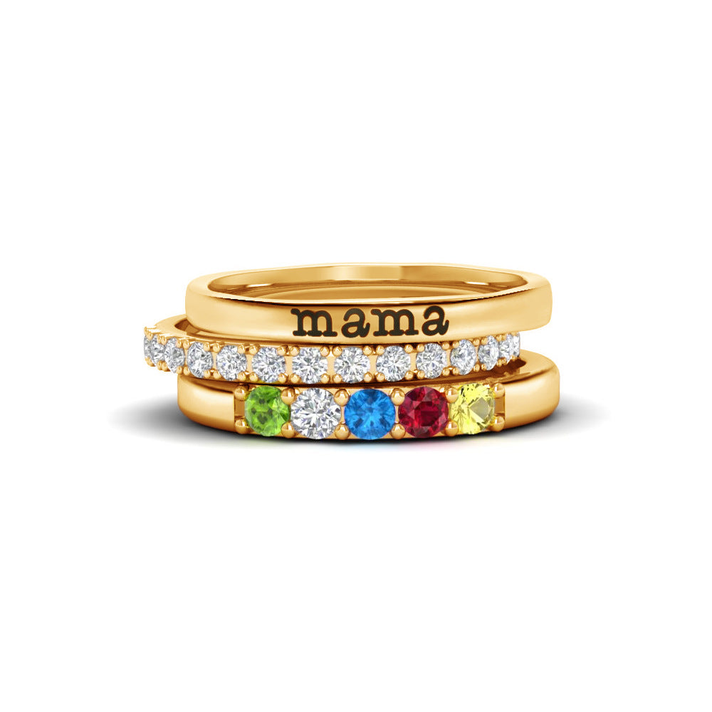 Geburtsstein Ring