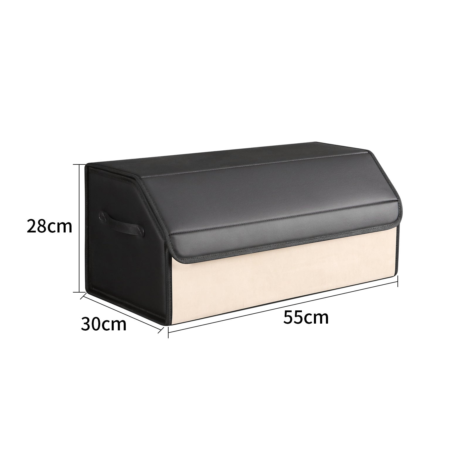 Aufbewahrungsbox aus Suede