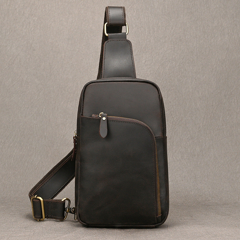 Rindsleder-Schultertasche für den Alltag – Bild 10 | LuxeStyle