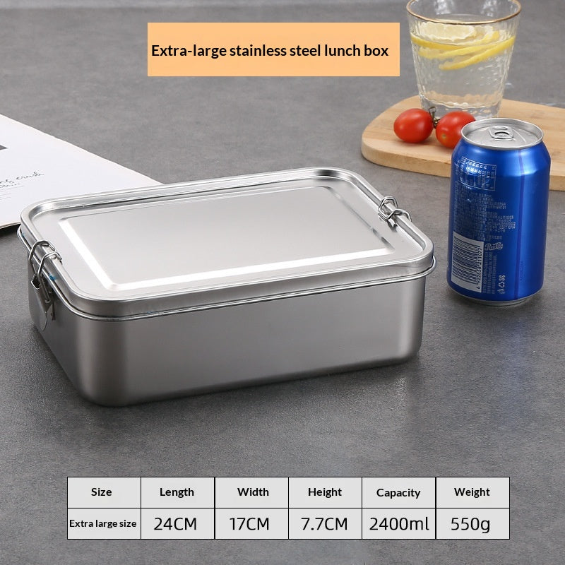 Edelstahl-Lunchbox mit Schnappverschluss