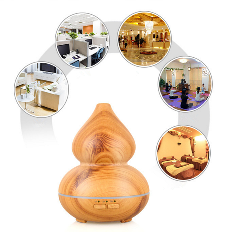 Aroma Diffuser Holzmaserung 150ml – Bild 3 | LuxeStyle