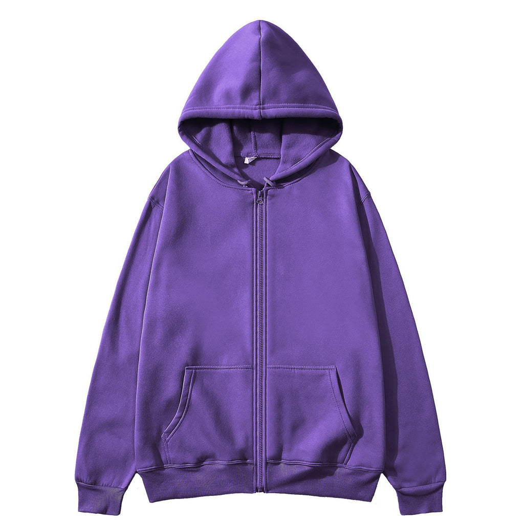 Damen Kapuzenjacke Fleece Loose-fit