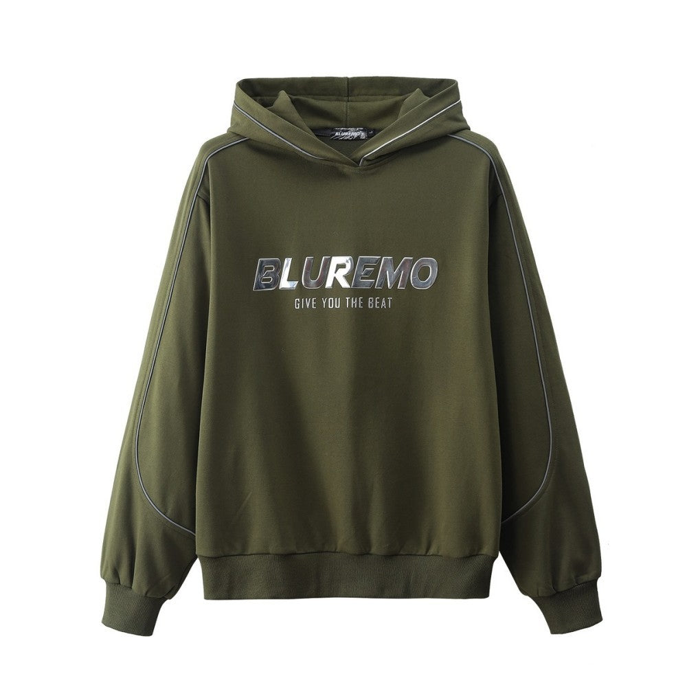 Herren Kapuzenpullover mit Reflektorstreifen