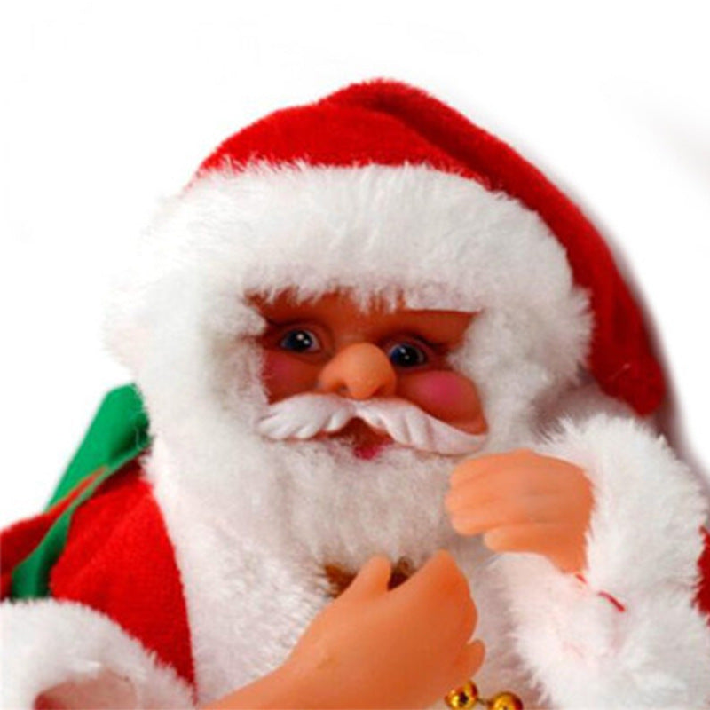 Kletternder Weihnachtsmann