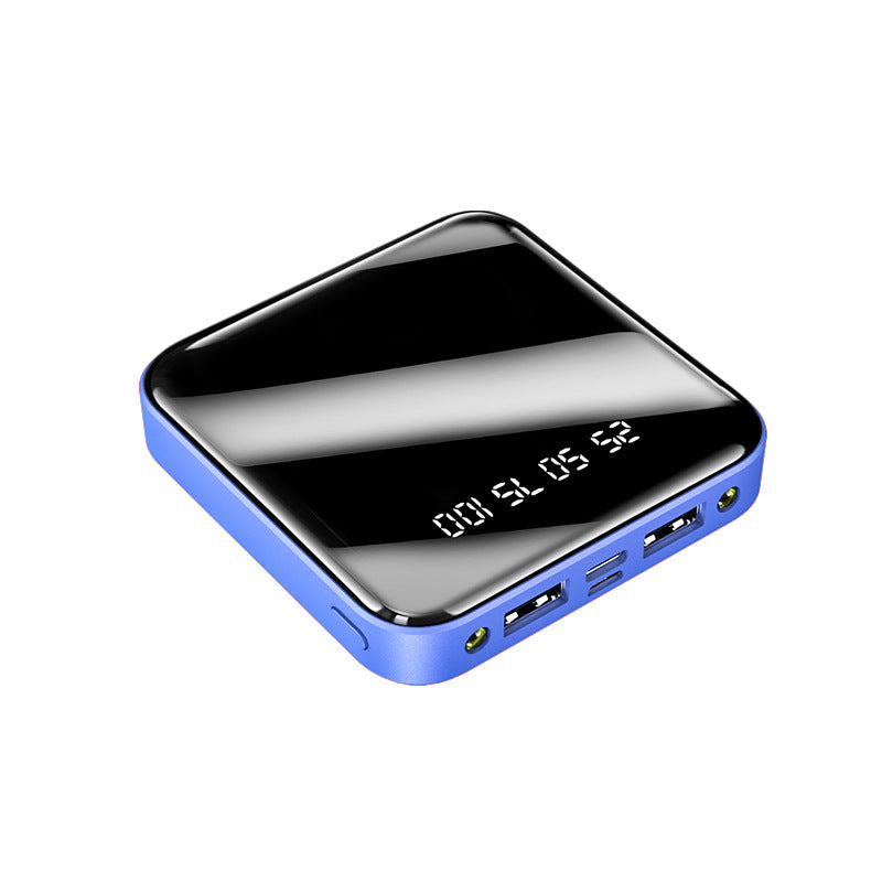 Mini Powerbank mit Spiegel und Digitalanzeige