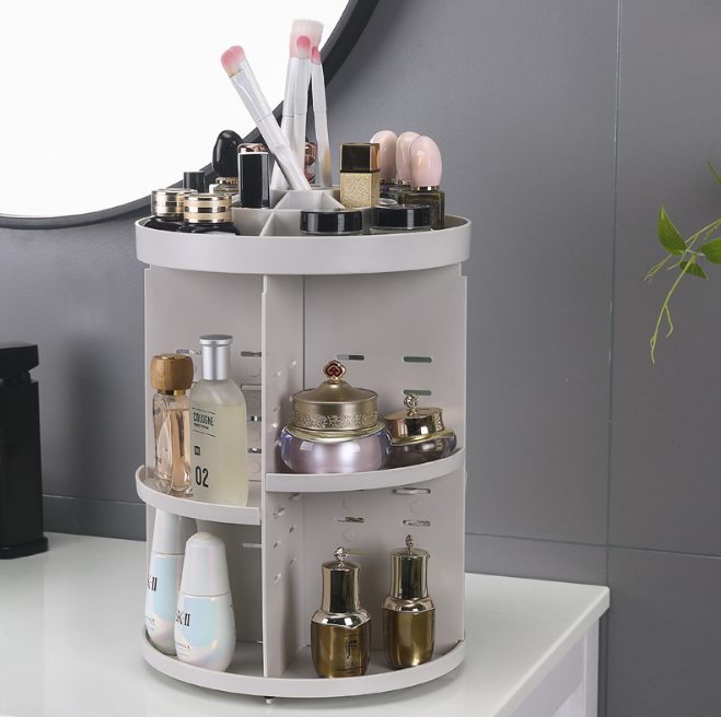 360° drehbarer Make-up Organizer aus Acryl – Bild 7 | LuxeStyle
