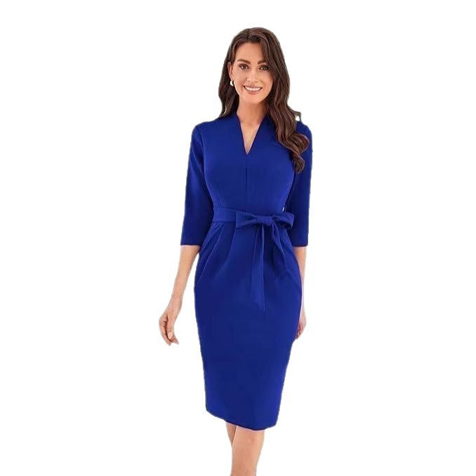Freizeitkleid mit Reissverschluss-Taschen