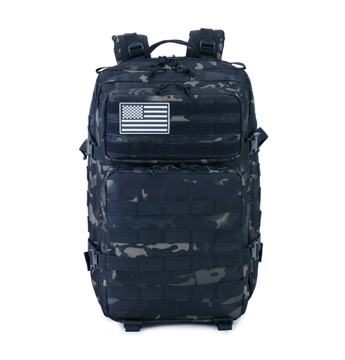 Taktischer Camouflage-Reiserucksack 36-55 L – Bild 3 | LuxeStyle