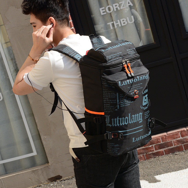Bedruckter Rucksack für Herren – Bild 2 | LuxeStyle