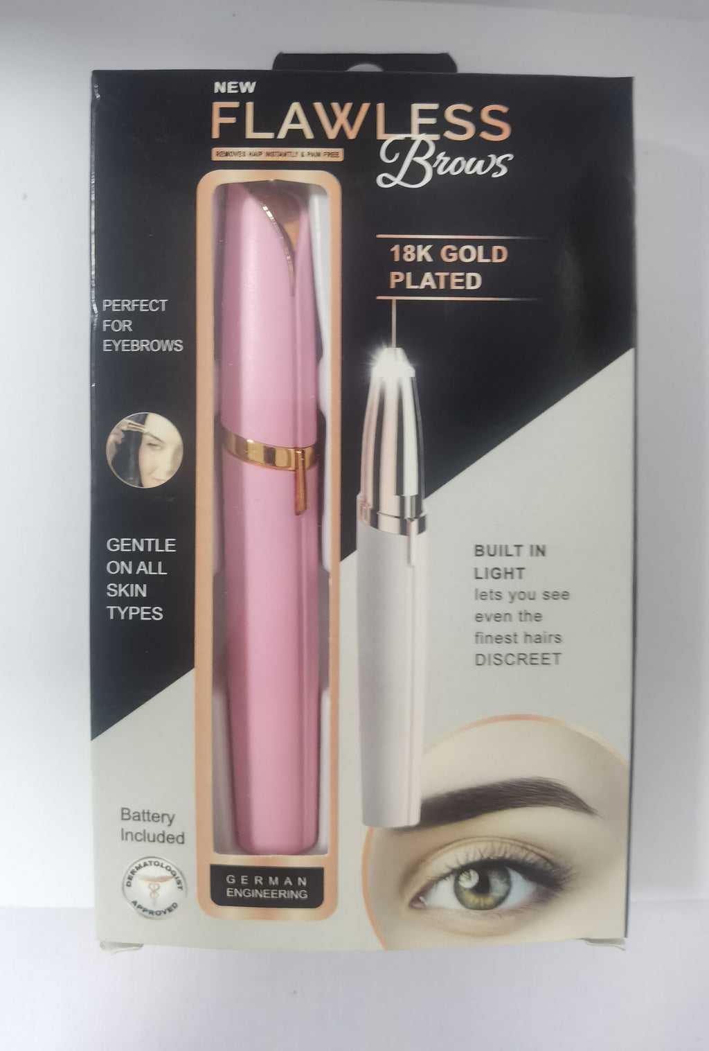 Mini Augenbrauen Trimmerstift mit LED-Licht