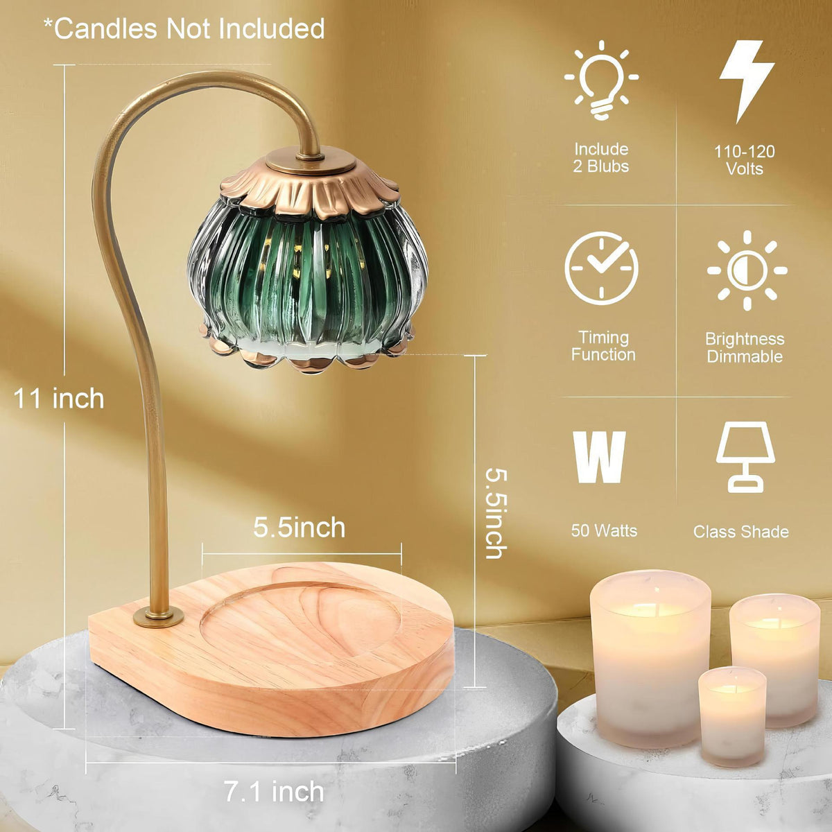 Nachtlicht aus Holz für warme Atmosphäre – Bild 8 | LuxeStyle