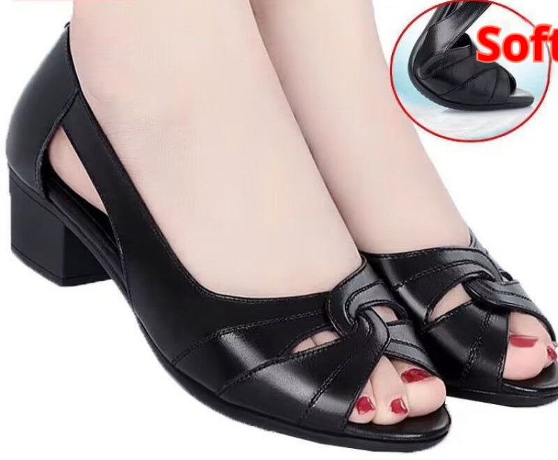 Peep Toe Sandalen im römischen Stil – Bild 2 | LuxeStyle