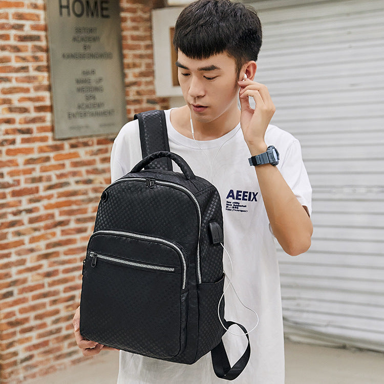 Business-Rucksack aus Oxford-Stoff, mittelgross – Bild 2 | LuxeStyle