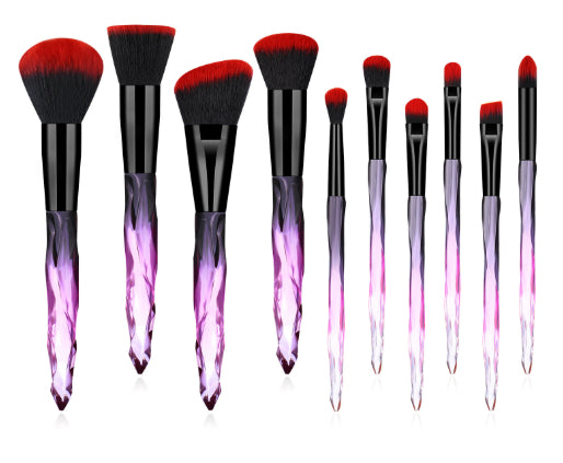 Kristall-Make-up-Pinsel-Set