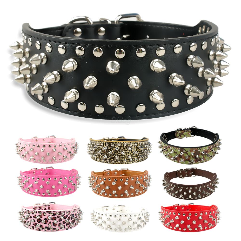 Halsband mit Nieten für grosse Hunde – Bild 2 | LuxeStyle