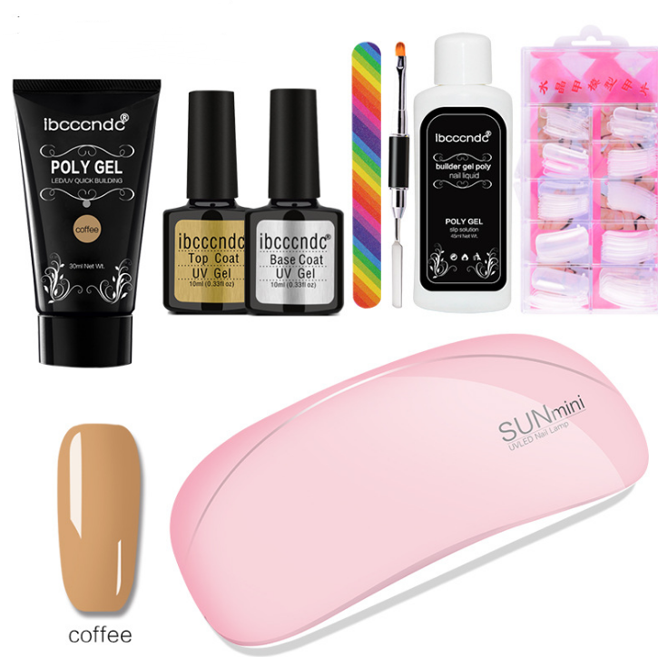Painless Crystal Gel Nagelverlängerungs-Set