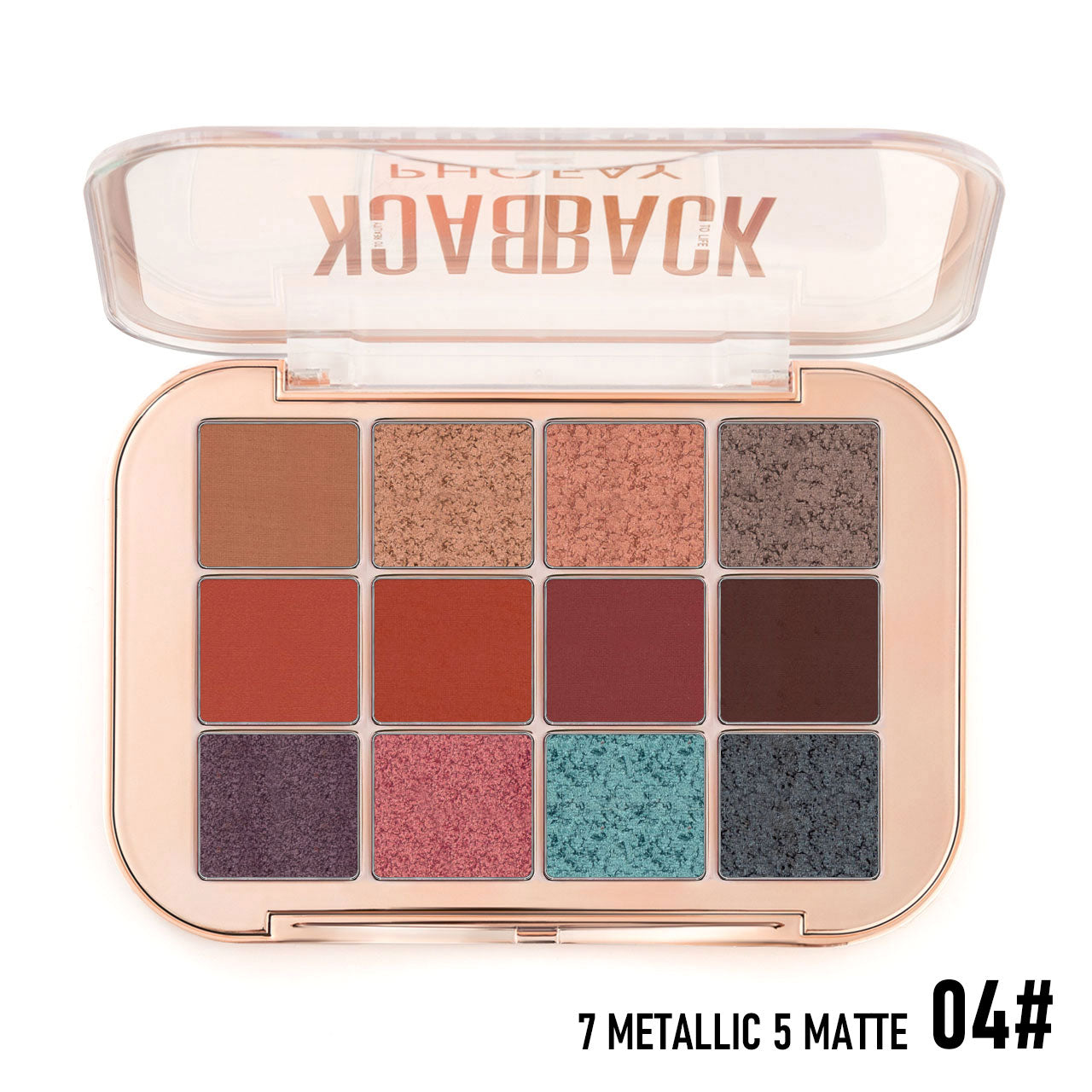 12-farbige Augen-Schatten-Palette