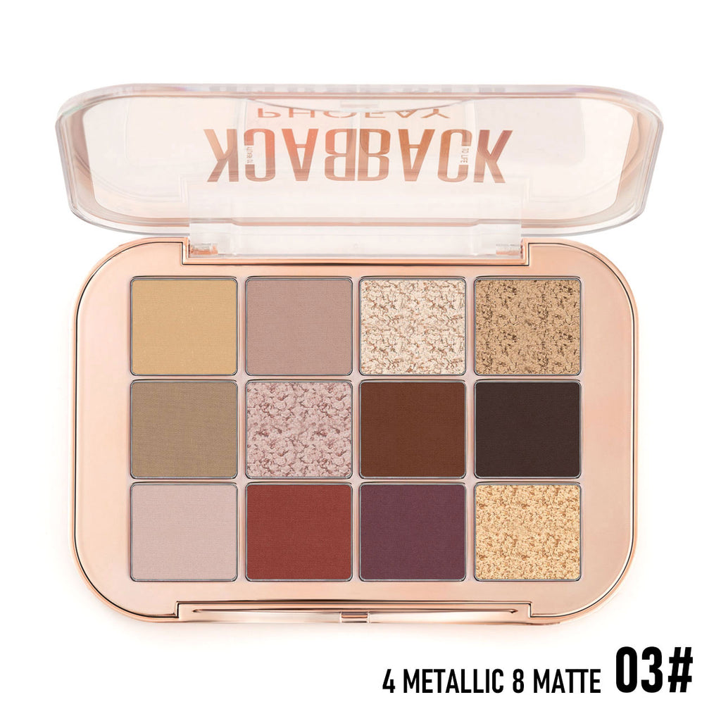 12-farbige Augen-Schatten-Palette