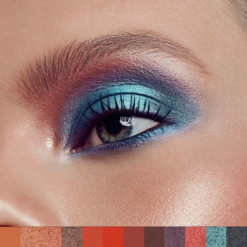 12-farbige Augen-Schatten-Palette