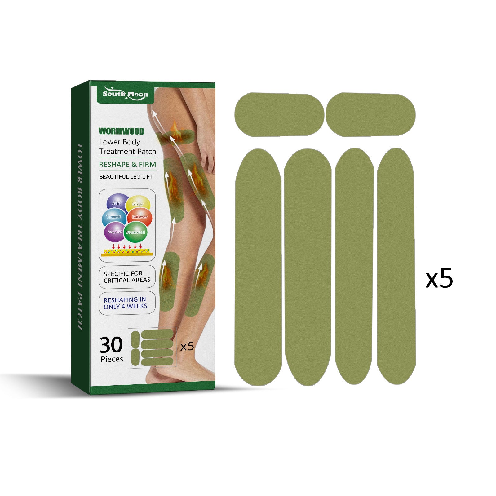 SouthMoon Mugwort Bein-Patches – Ansicht 2