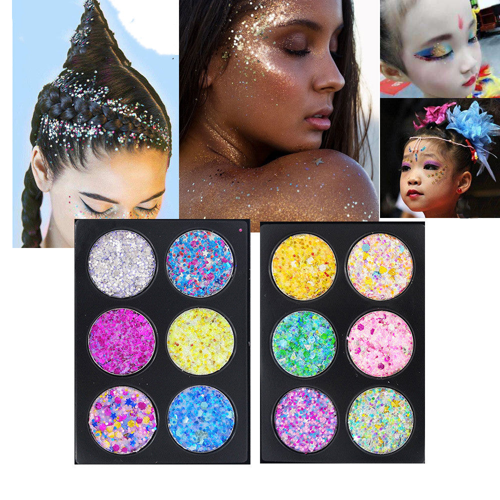 POPFEEL 6-Farben-Glitzer-Lidschatten – Bild 5 | LuxeStyle