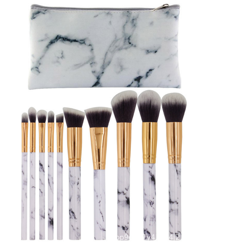 Marmorgriff Pinselset (10 Stück) – Bild 11 | LuxeStyle