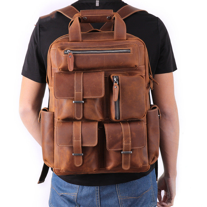 Käferleder-Rucksack für Herren | LuxeStyle
