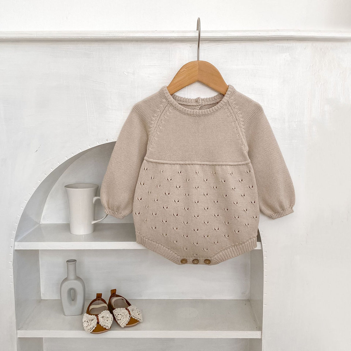 Baby Strick-Jumpsuit – Bild 2 | LuxeStyle
