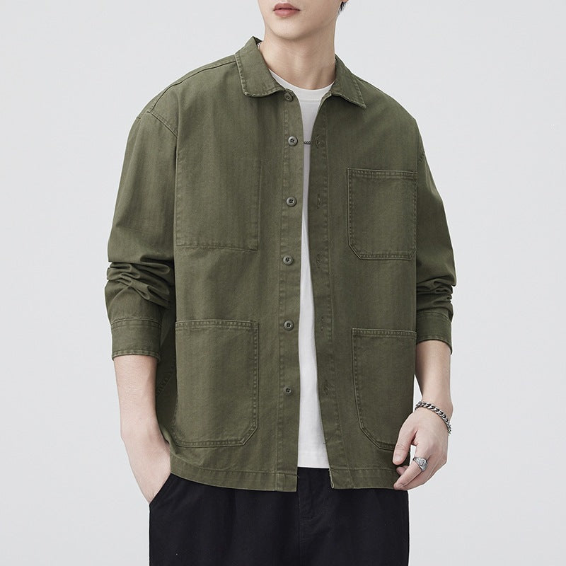 Männer-Shirt Loose-Fit Herbst Casual – Bild 3 | LuxeStyle