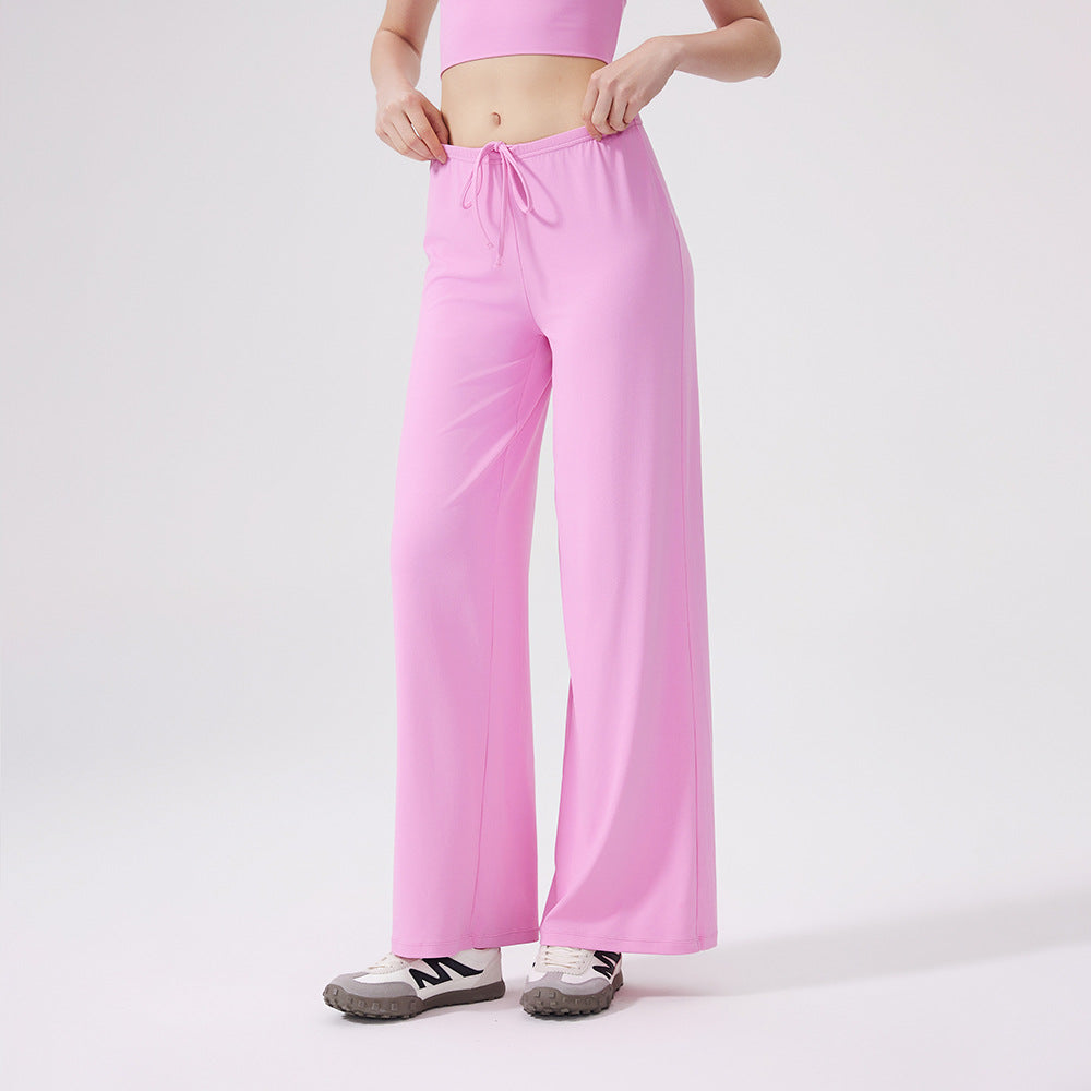 Outdoor Running Yoga Pants mit geradem Bein