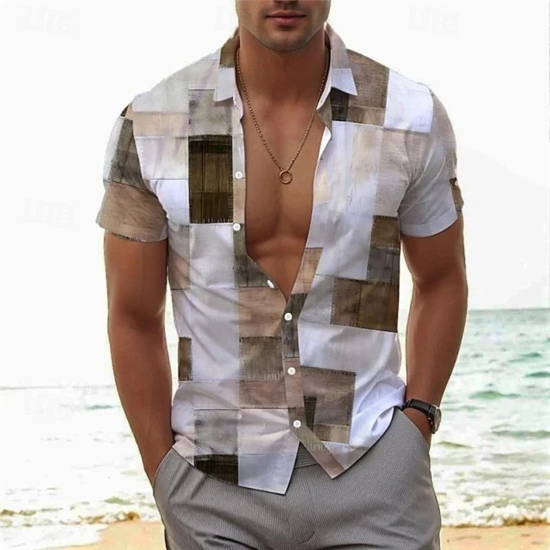 Retro Kurzarmhemd – Bild 3 | LuxeStyle