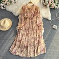LuxeStyle Chiffonkleid mit Blumenprint und Rüschen – Bild 9 – LuxeStyle Schweiz