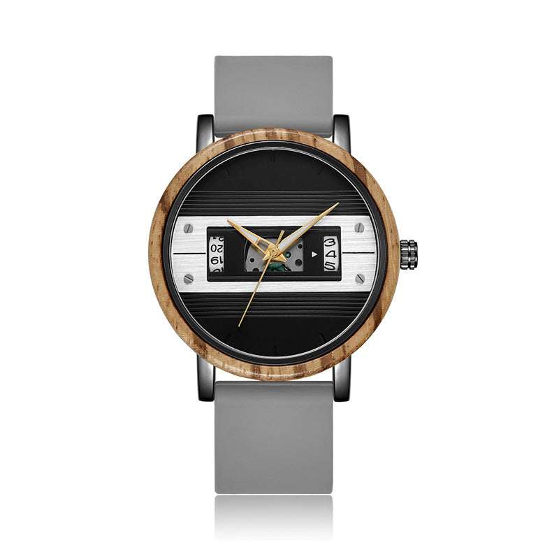 Holz-Optik Digitaluhr für Herren – Bild 6 | LuxeStyle