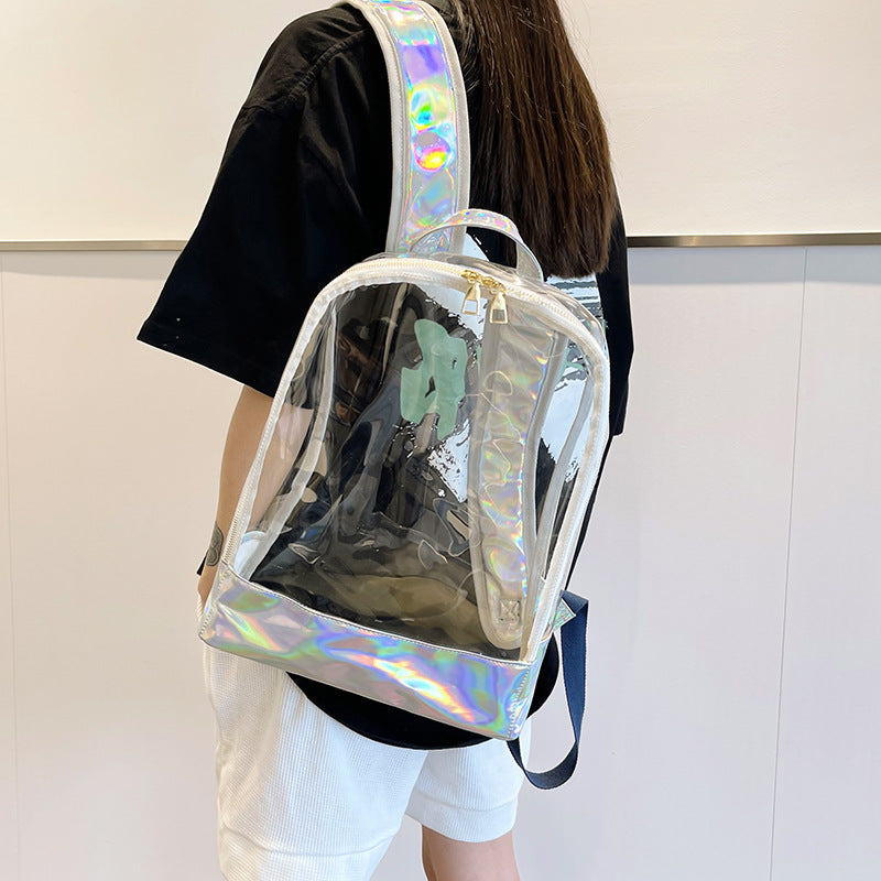 Transparenter PVC Rucksack mit grossem Fassungsvermögen – Bild 9 | LuxeStyle