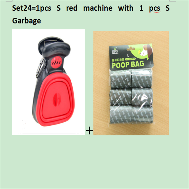 Faltbarer Hunde-Poop-Scooper mit Beuteln